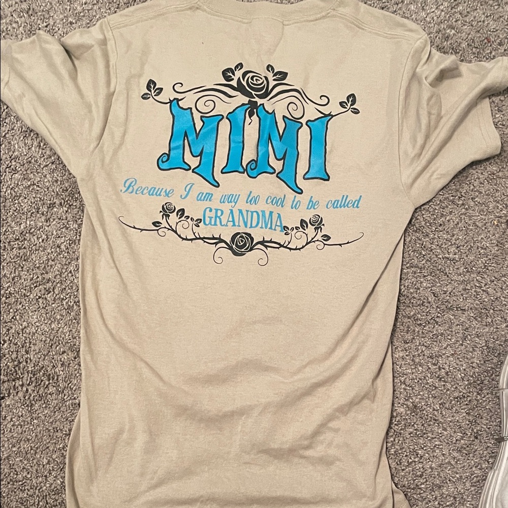 Beige 'Mimi' Graphic T-Shirt
